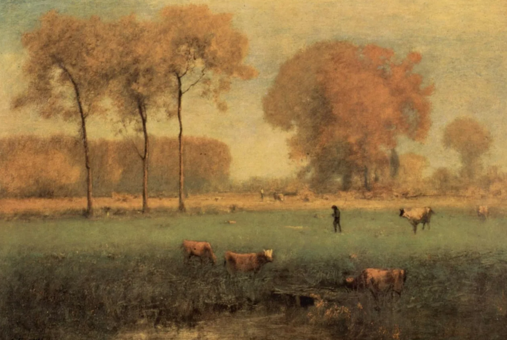 Художник Джордж Иннесс "Долина Лакаванна". Холст, масло.