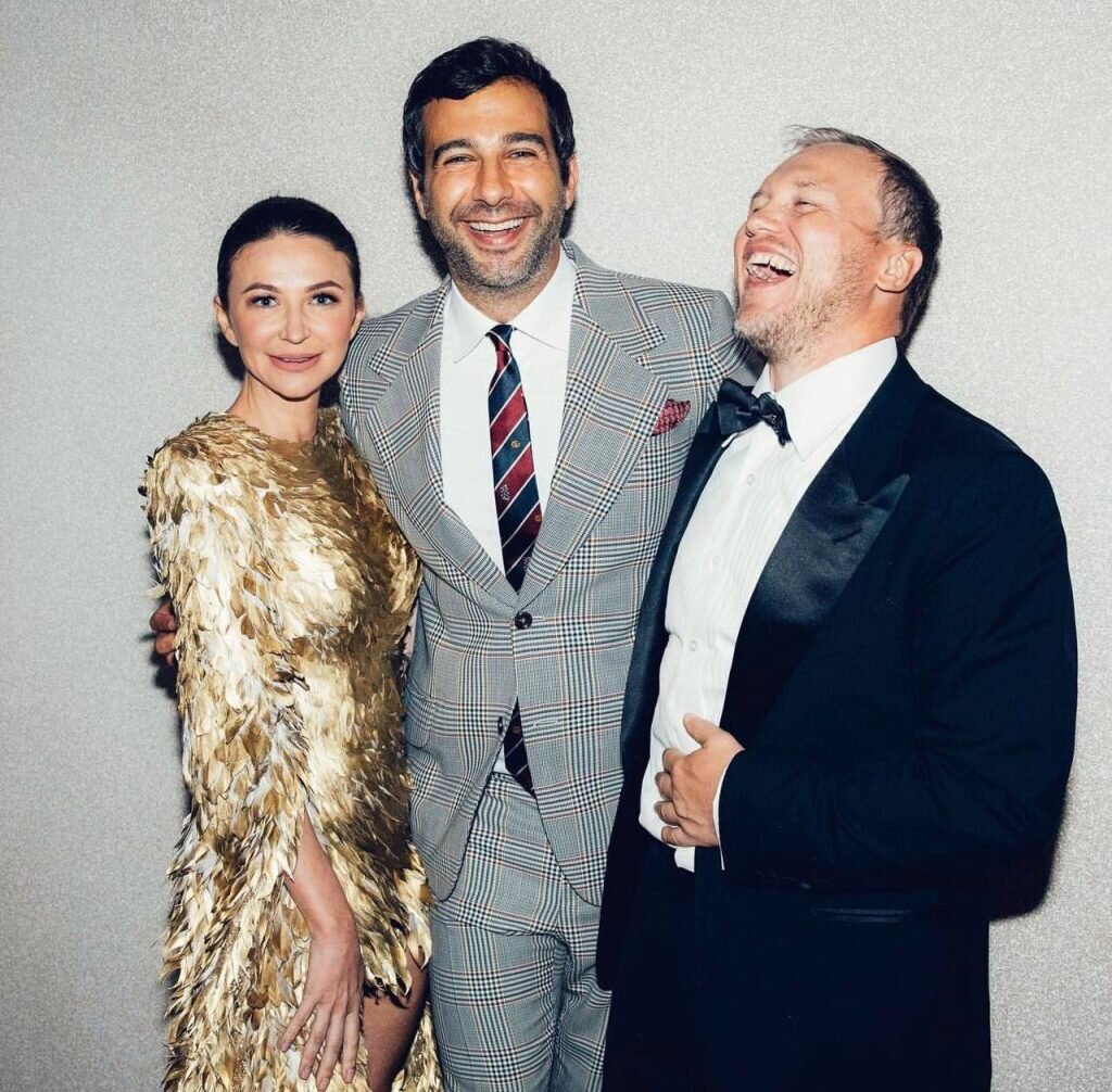 Елена, Иван Ургант и муж Елены 