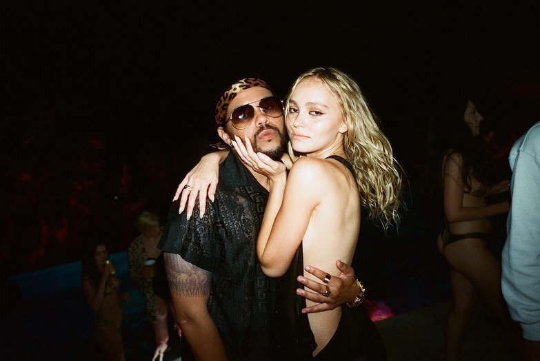 Абель Тесфайе и Лили-Роуз Депп