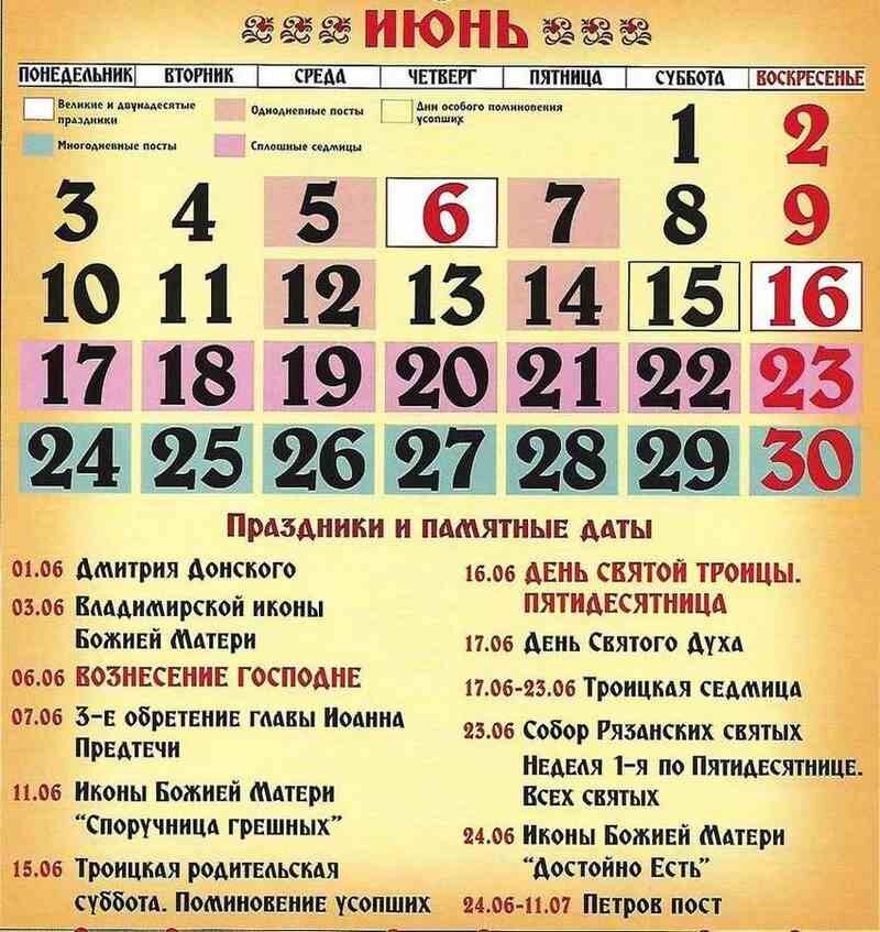 Какие сегодня праздники в России церковные праздники?