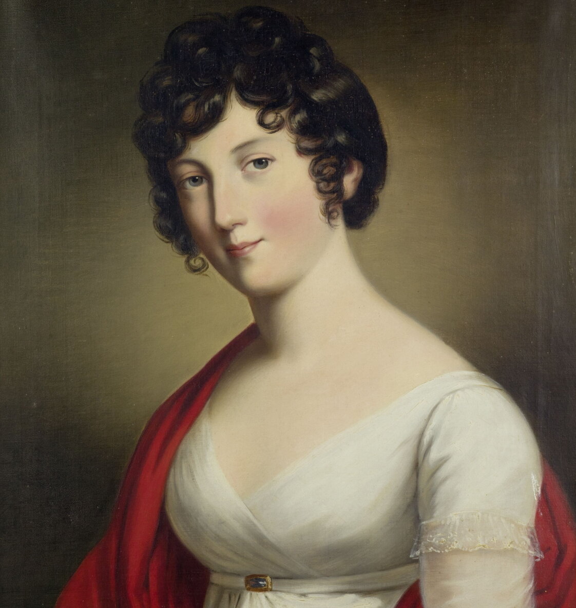 Иоганн Генрих Шредер «Портрет Марии Баденской» (фрагмент) / Замок-музей Брауншвейг, Германия