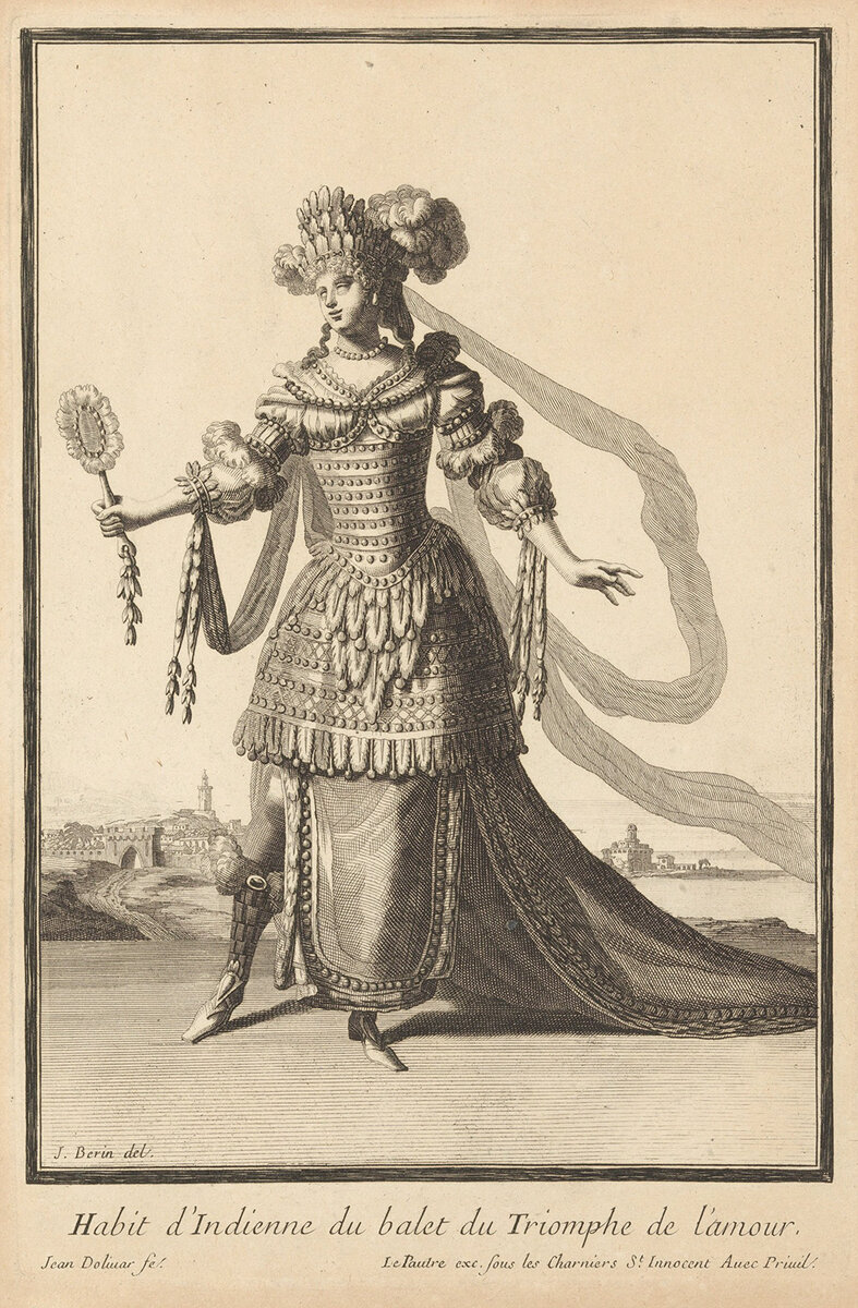 Jean Dolivar "Костюм индианки из балета "Триумф любви"