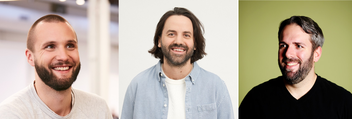 Гийом Рой, Симон Де Бэн, Себастьян Ледюк, соучредители Gsoft