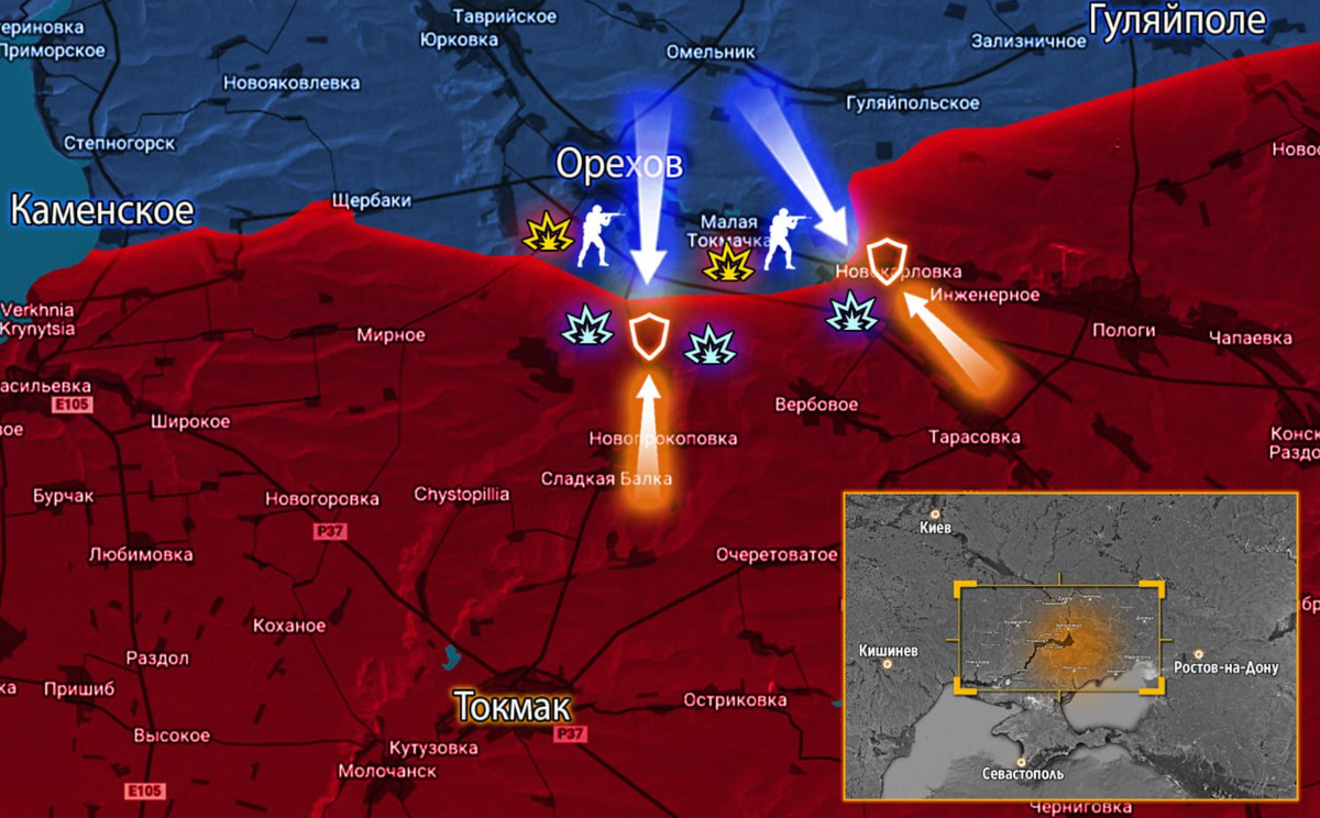    Россия сообщает о тяжелых боях на юге Украины Марина П.