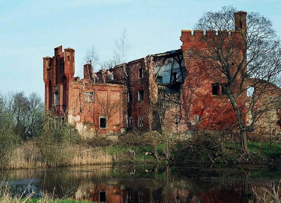Замок Шаакен поселок Некрасово Калининградской области