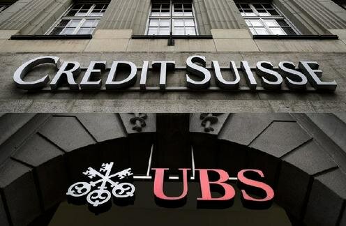 Логотипы Credit Suisse и UBS. Фото с сайта mavink.com
