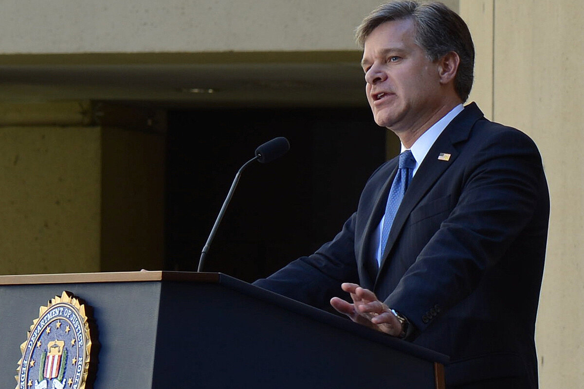    Директор ФБР Кристофер Рэй (cc) Federal Bureau of Investigation (FBI)