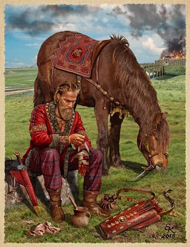 Евгений Край. Раненый скиф.
