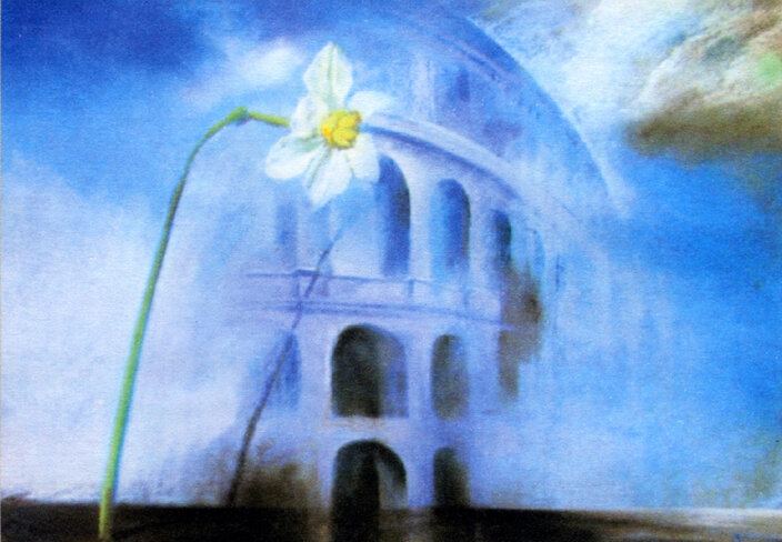 Репродукция картины А.Габаева "Вечность и мгновение"