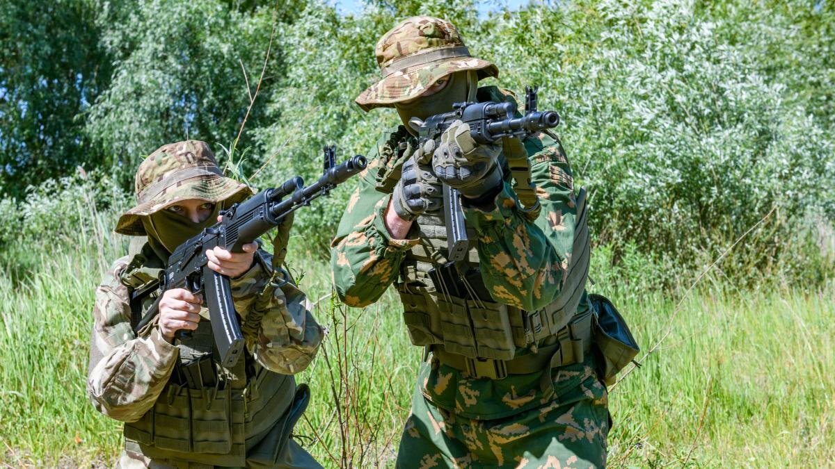 Тренировка белорусских боевиков в Польше