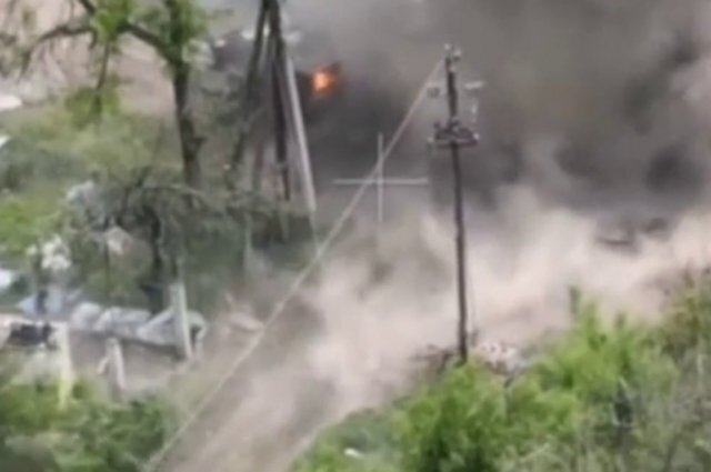 Удар российскими войсками складов ВСУ