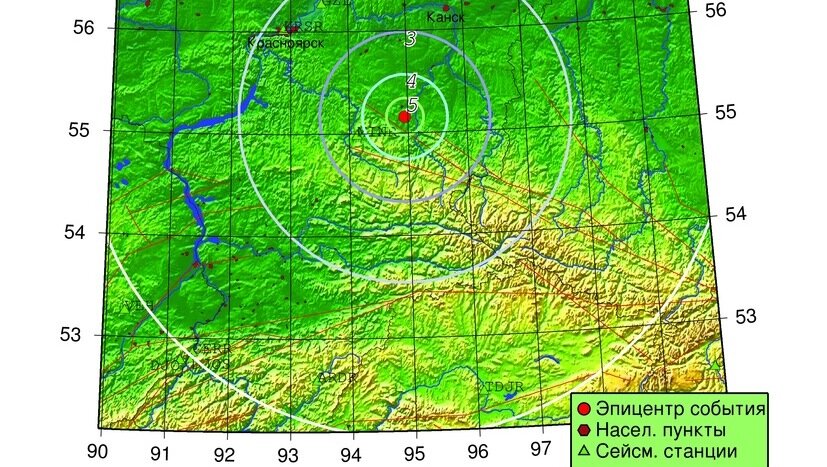     На территории Красноярском крае произошло землетрясение. Об этом сообщили в Алтае-Саянском филиале геофизической службы РАН.