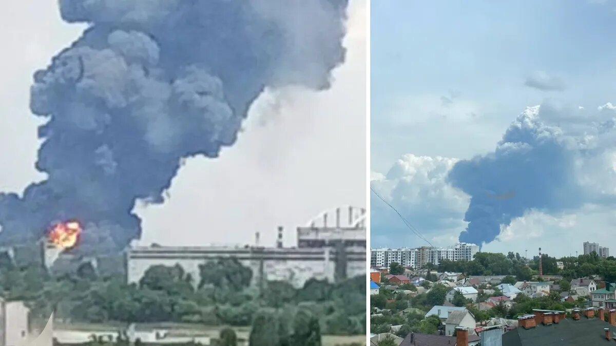 Что за взрывы воронеже сейчас слышны. В Воронеже взорвали нефтебазу.