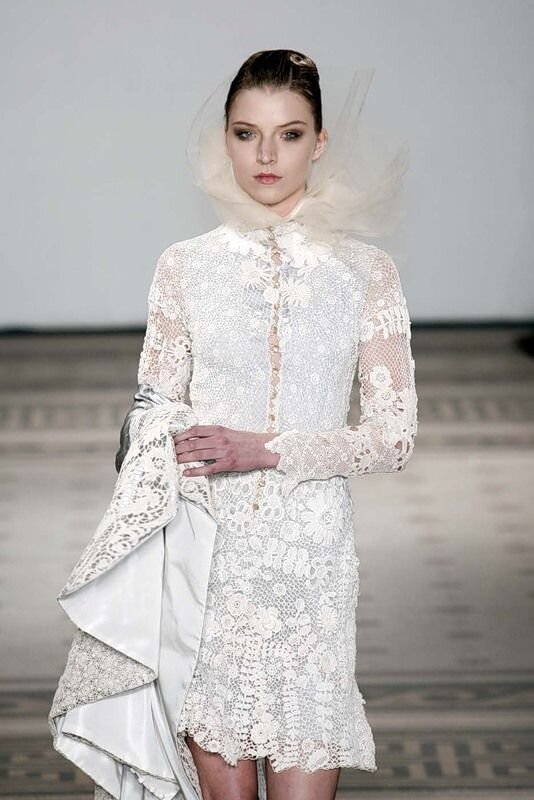 Сегодня я скажу спасибо за вдохновляющее белое кружево Маурицио Галанте (Maurizio Galante) 