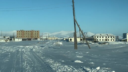 Заброшенный поселок-авиаторов Апапельгино рядом с Певеком ...
