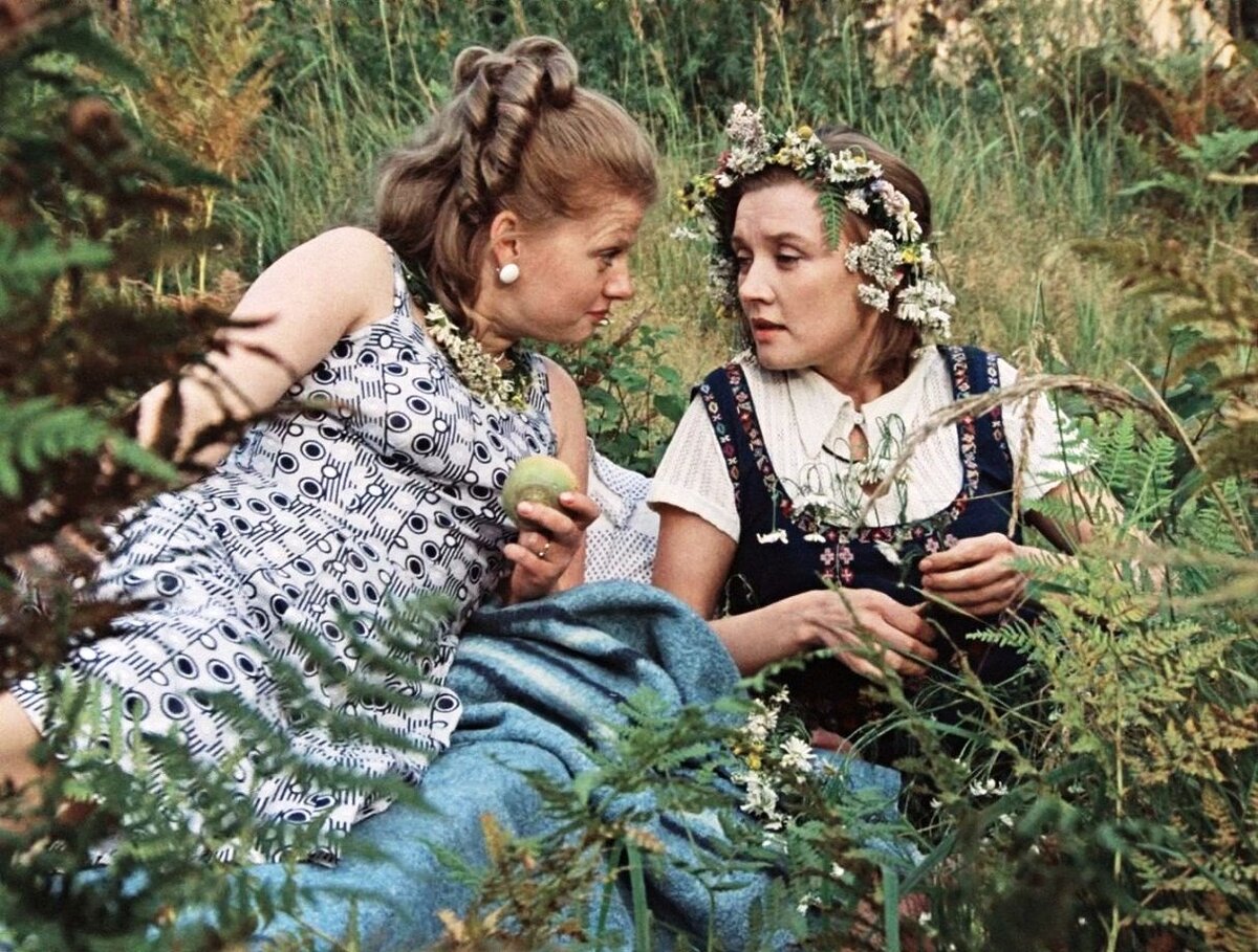 Кадр из к/ф "Москва слезам не верит"