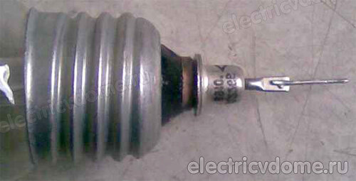 как подключить лампу накаливания через диод