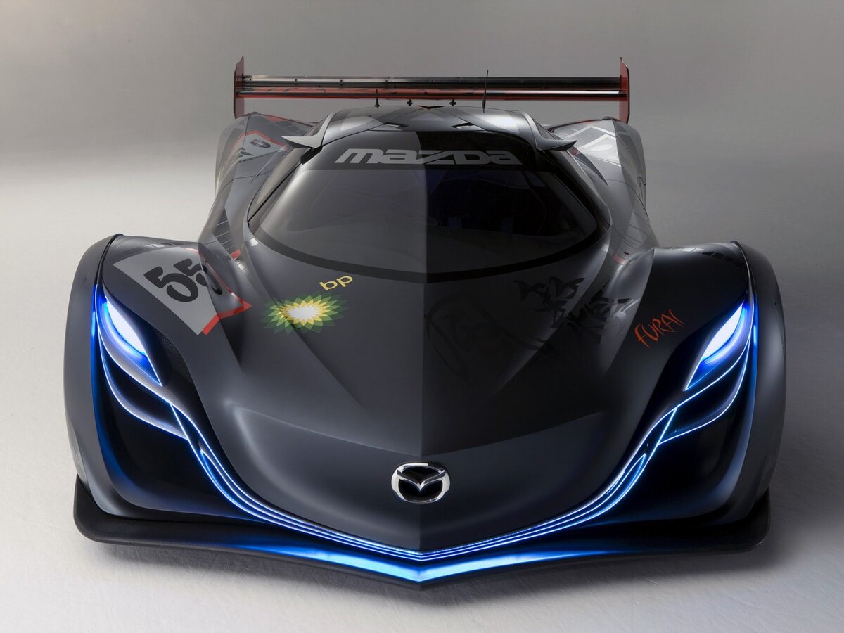 Среднемоторный спорткар Mazda Furai, представленный на Детройстком автосалоне 2008 года, был создан на шасси модели Courage C65, учавстовавшей в гонках серии «Ле-Ман».-2