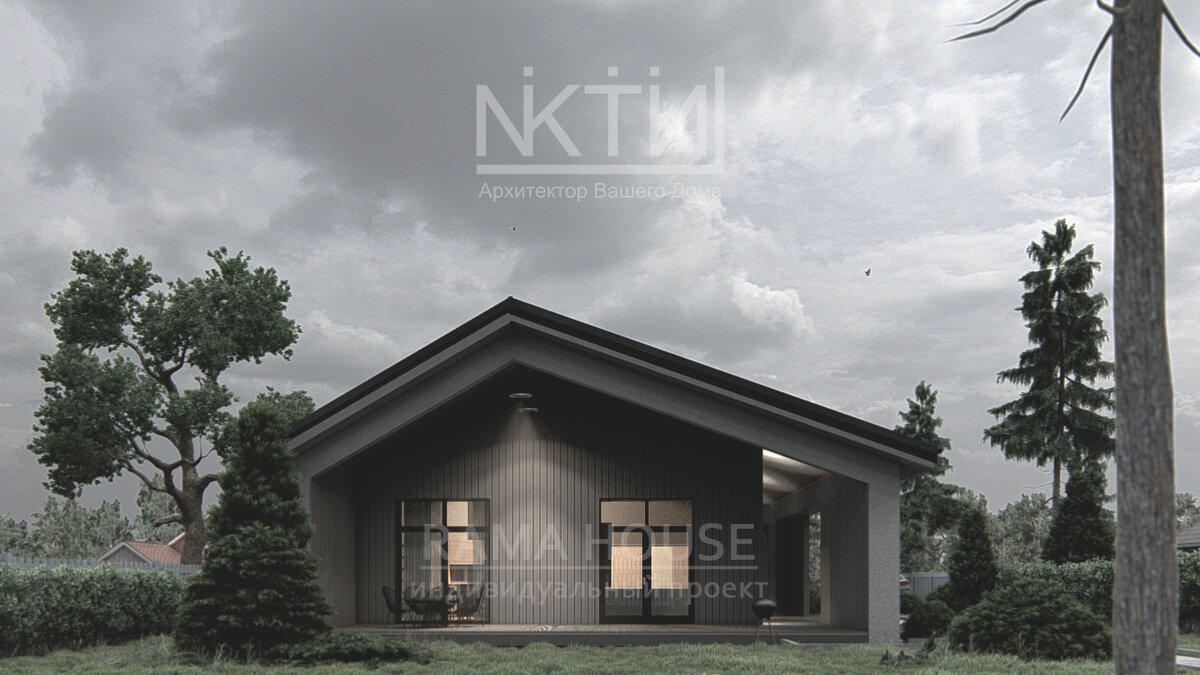 Фасад со стороны сада