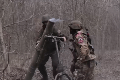    Военнослужащие ЦВО уничтожили опорный пункт ВСУ с помощью минометов «Сани» ©Скриншот