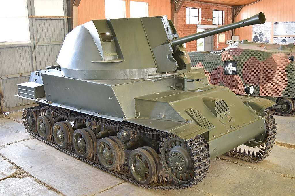 ЗСУ 40M Nimrod из коллекции танкового музея в Кубинке (до создания парка "Патриот").