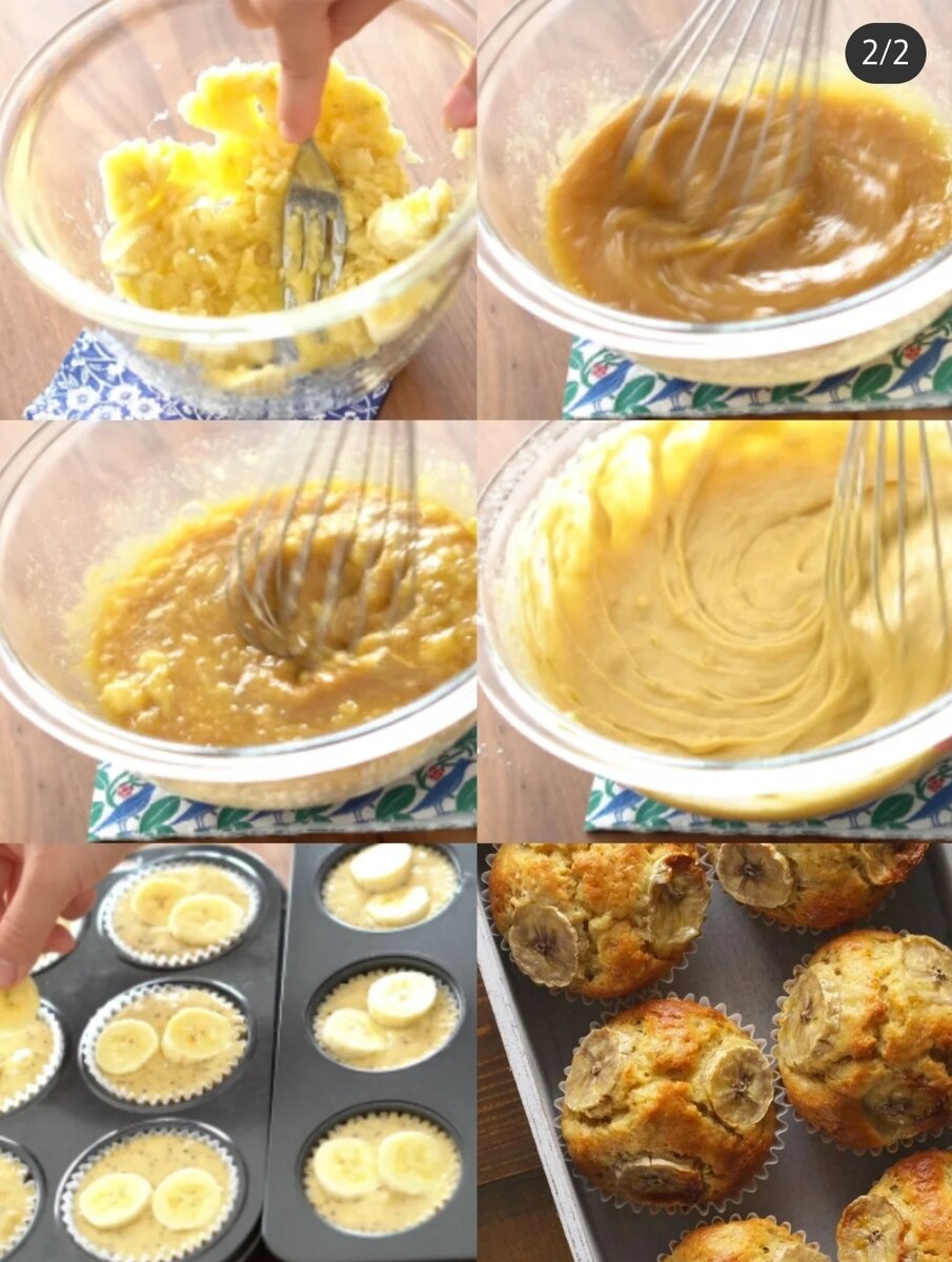 Банановый маффин.