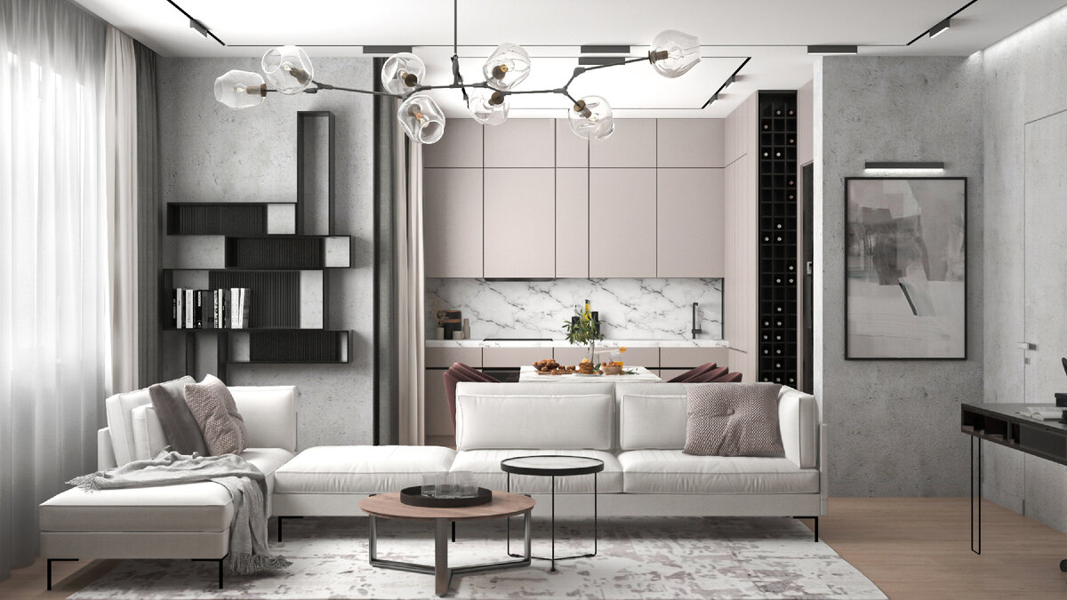 Квартира в стиле контемпорари: особенности дизайна | Garda Decor | Дзен