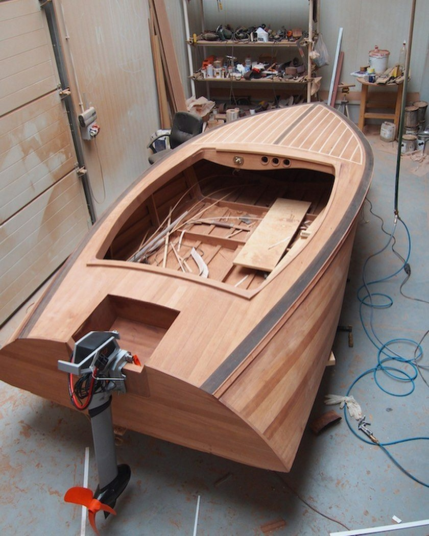 Чертеж деревянной лодки 