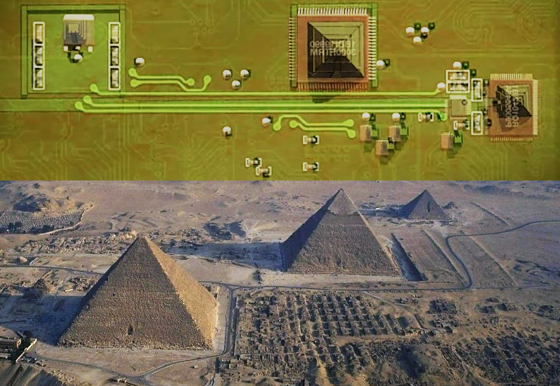 Пирамиды - это микрочипы в материнской плате планеты Земля. Рассмотрим эту  гипотезу более внимательно | РиториRoom | Дзен