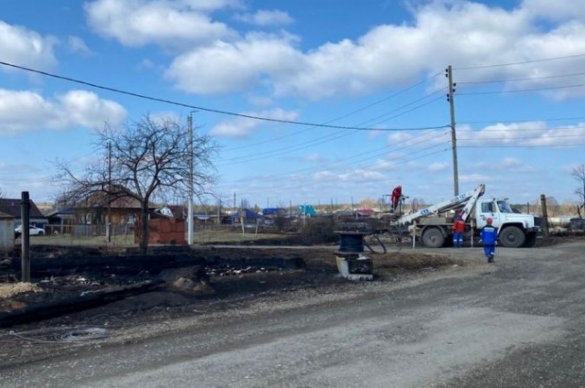    Возобновлено электроснабжение уцелевших домов в поселке Сосьва