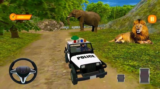 ПОЛИЦЕЙСКИЙ ДЖИП ВНЕДОРОЖНИК ВОДИТЕЛЬ ИГРА НА ТЕЛЕФОНЫ АНДРОИД И IOS OFFROAD 4X4 POLICE JEEP DRIVE