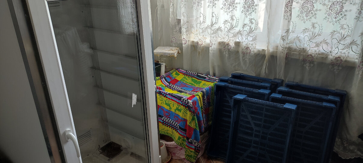 На мытьё шкафа ушло почти час времени