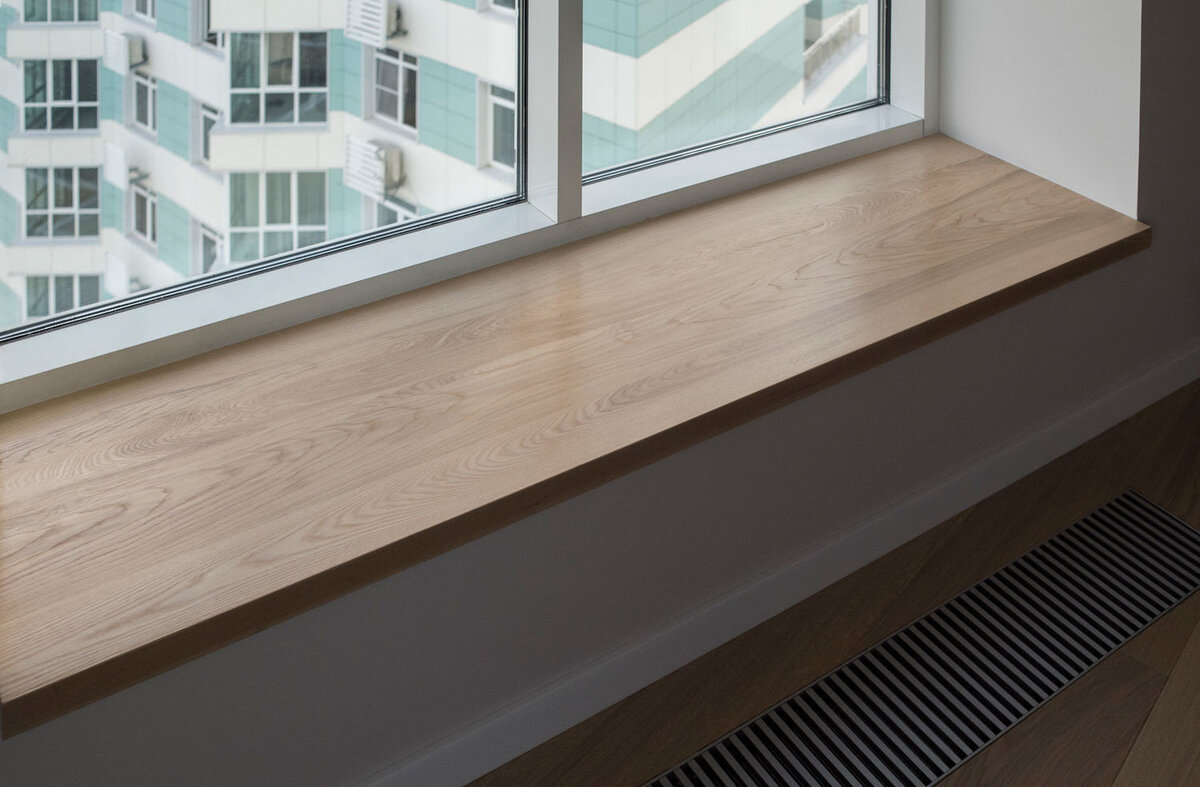 Подоконник деревянный