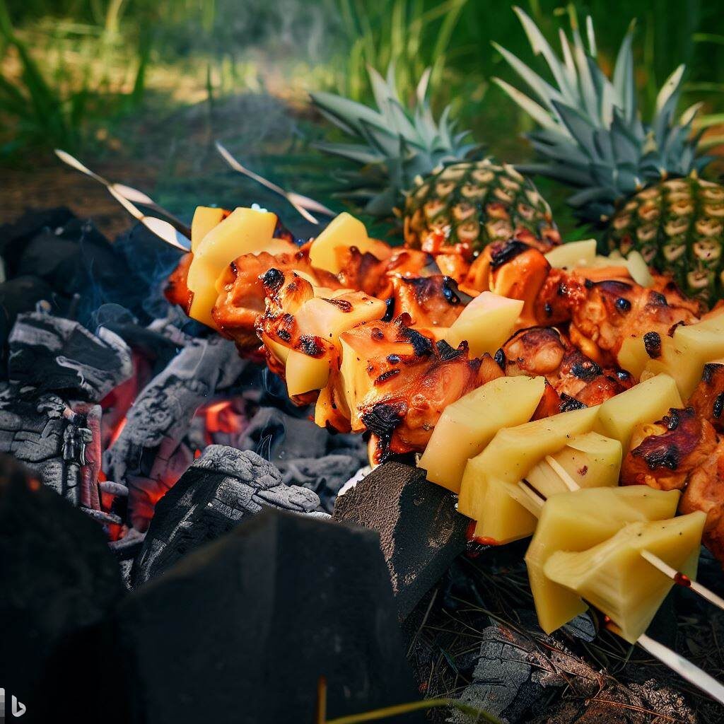 Шашлык из курицы с ананасами: рецепт, который вас удивит! | Еда с  характером | Дзен