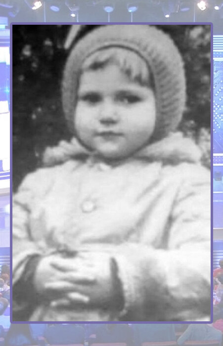 Ольга Картункова в детстве.