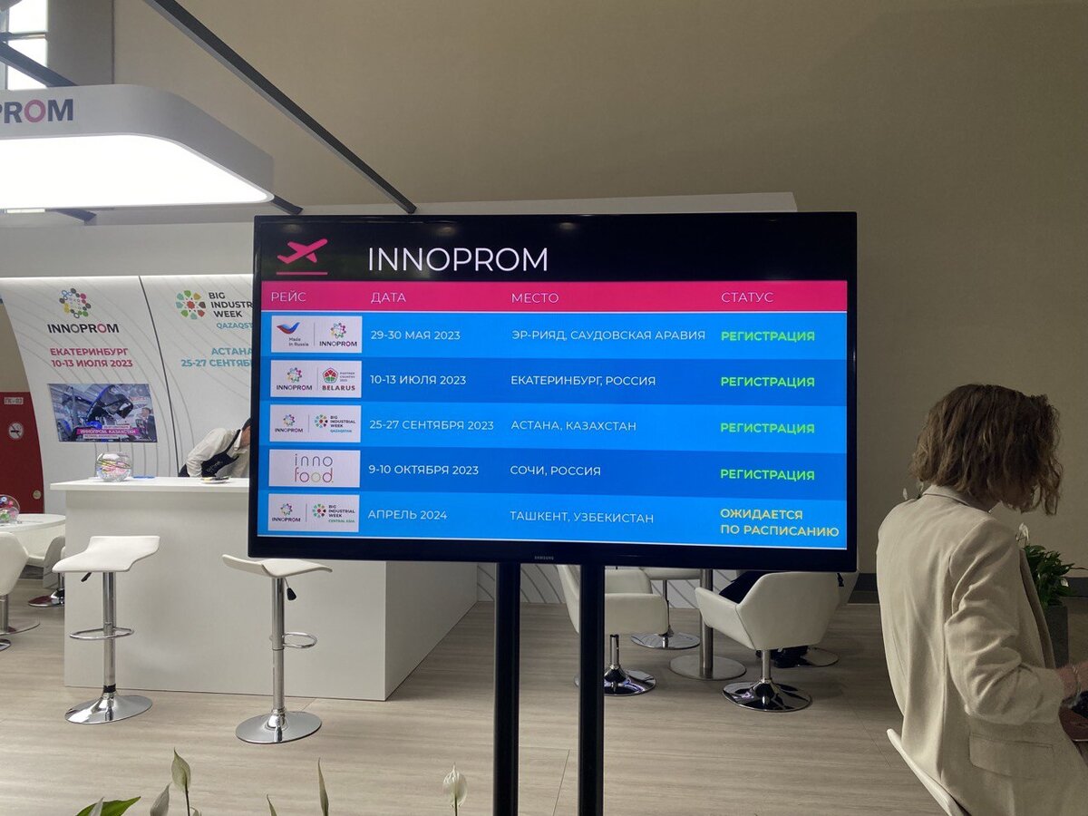 Расписание выставок "ИННОПРОМ"