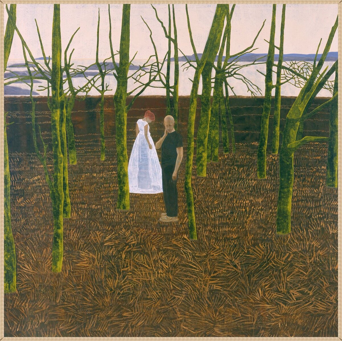 © Ханс Вандекеркхове (Hans Vandekerckhove). Зеленый Шепот. 190x190 см. 2002 г.