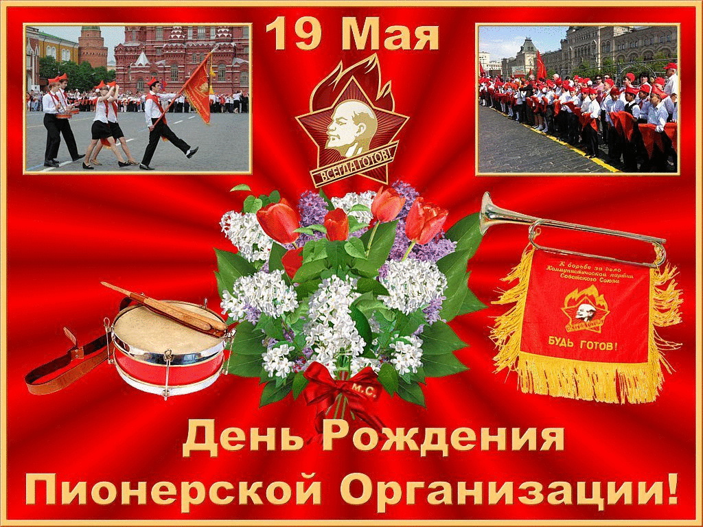 Картинка 19 мая день пионерской дружбы