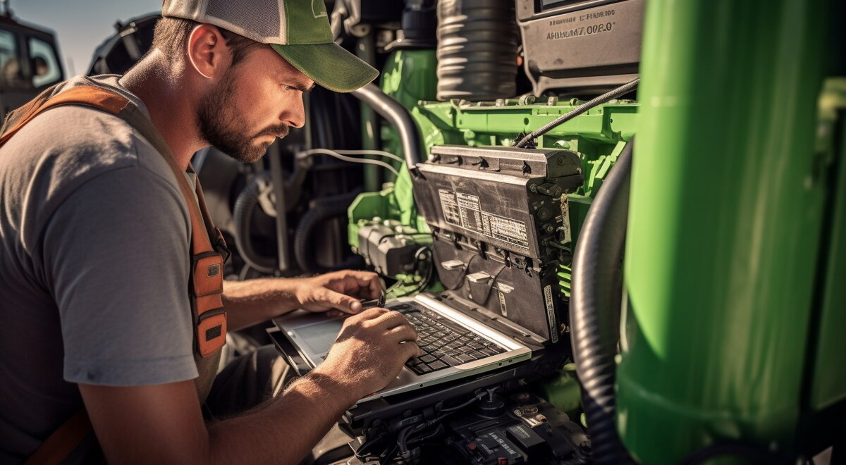 Настройка диагностического оборудования.