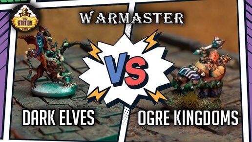 Dark Elves vs Ogre Kingdoms | Battlereport | 2000 | Warmaster