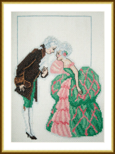 Совсем простенький секрет есть у Вышивалочки. М-05 