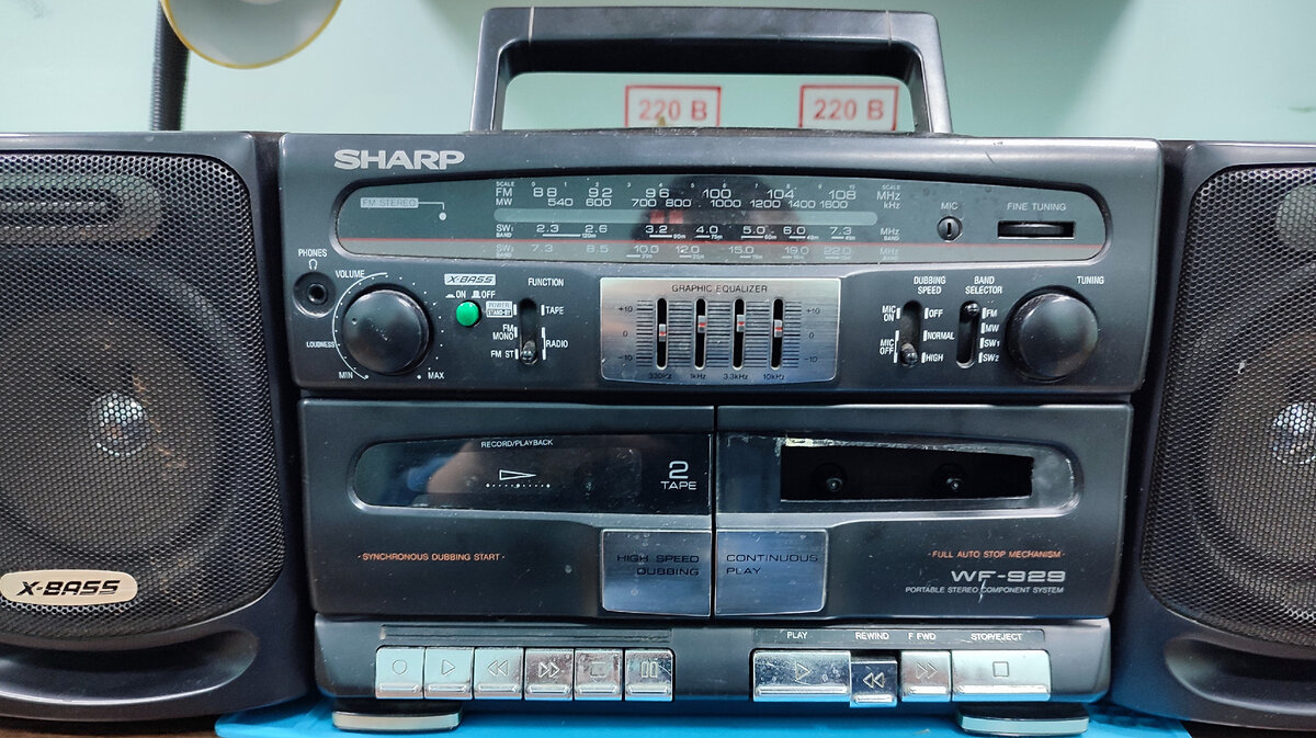 Sharp WF-929 не играет правая дека. | Serggeo | Дзен