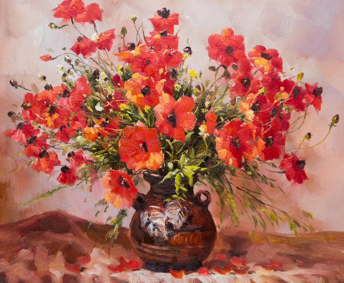 Маки в живописи современных художников