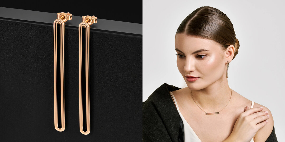 Золотые серьги гвоздики 000-377210 на ourgold.ru