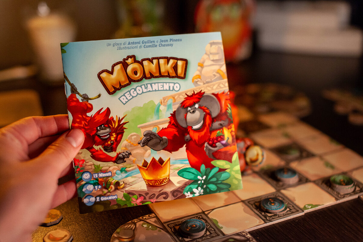 Соберите самые вкусные в настольной игры Обезьяны / Monki ...