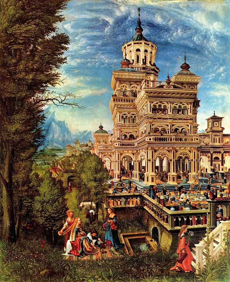 Альбрехт Альтдорфер. «Сусанна в купальне» («Сусанна и старцы»), 1526. Дерево, масло. 74,8x61,2 см