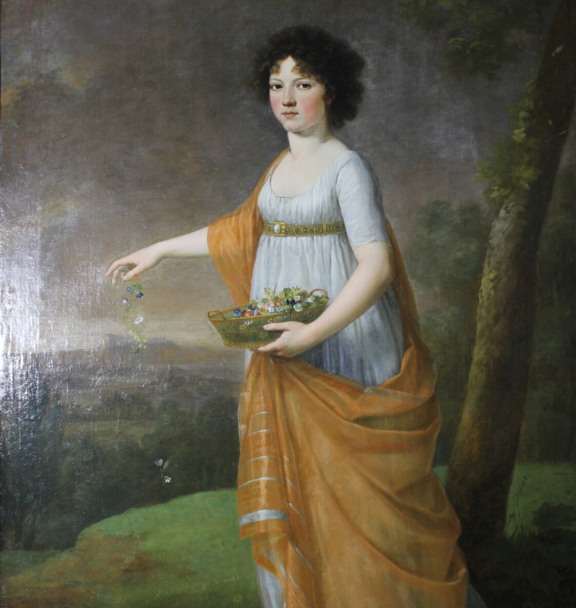 Неизвестный художник «Портрет принцессы Марии Баденской» (фрагмент)