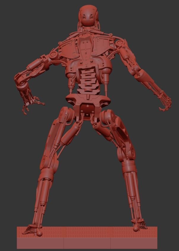 Терминатор д 2. T-800 endoskeleton. терминатор т-70. t-800 terminator 2 judgment day high detal 3d print model by skynet-2029.