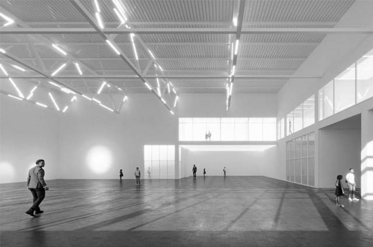    После переезда в PERMM будет зал для инсталляций с 10-метровым потолком