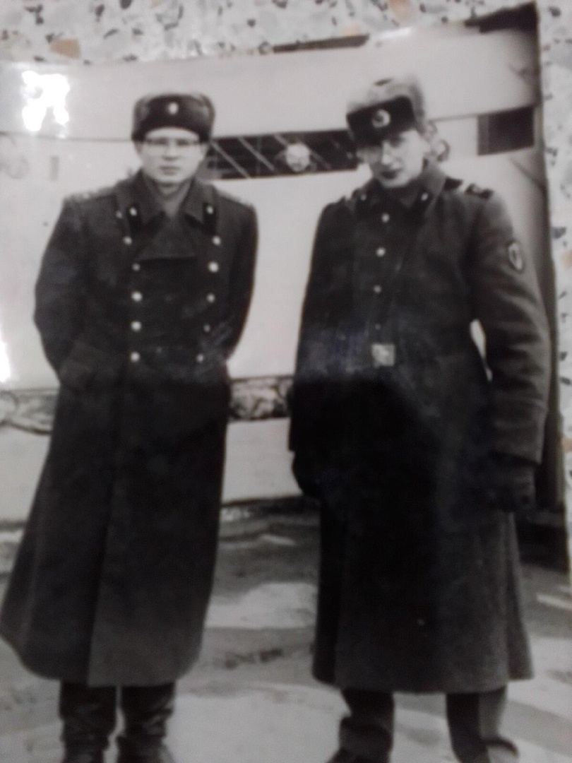 капитан Денисюк и младший сержант Кудин